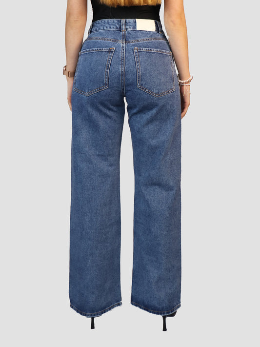 Wide Leg Jeans Brillos | Mujer