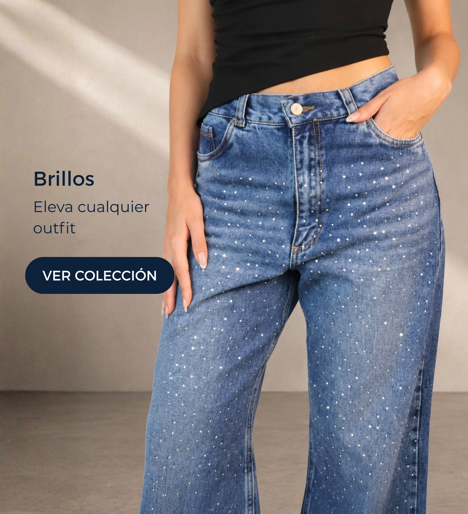 Jeans con Brillos