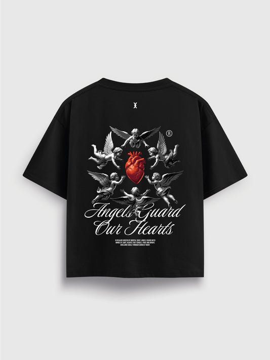 CAMISETA OVERSIZED NEGRO | ANGELS GUARD