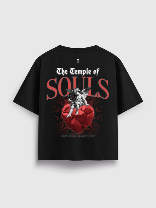 CAMISETA OVERSIZED NEGRO | SOULS