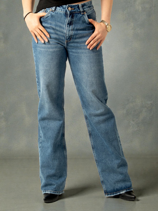 Wide Leg Jeans de Mujer
