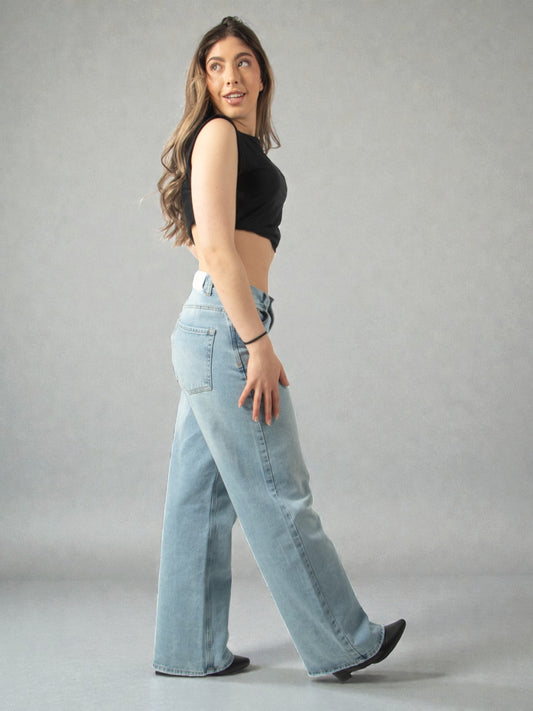 Baggy Wide Jeans Mujer