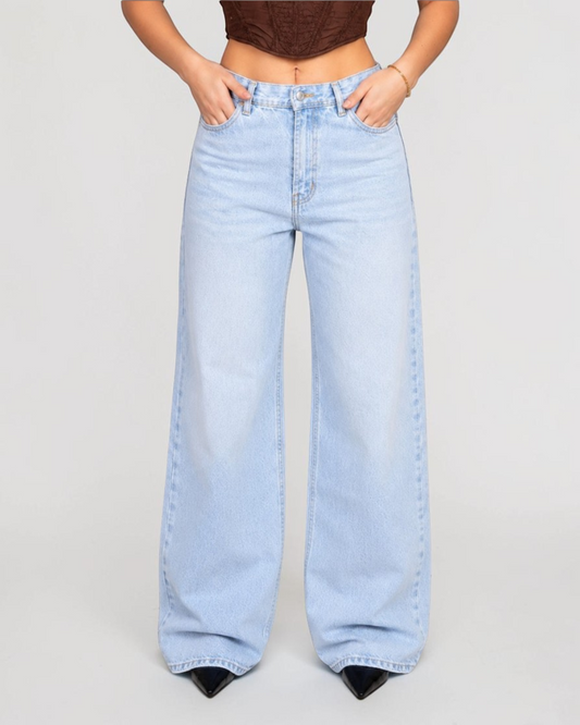 Baggy Wide Jeans Mujer