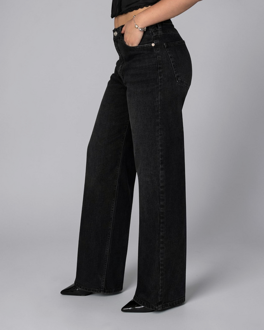 Baggy Wide Negro Mujer