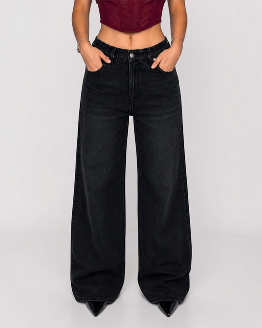 Baggy Wide Negro Mujer